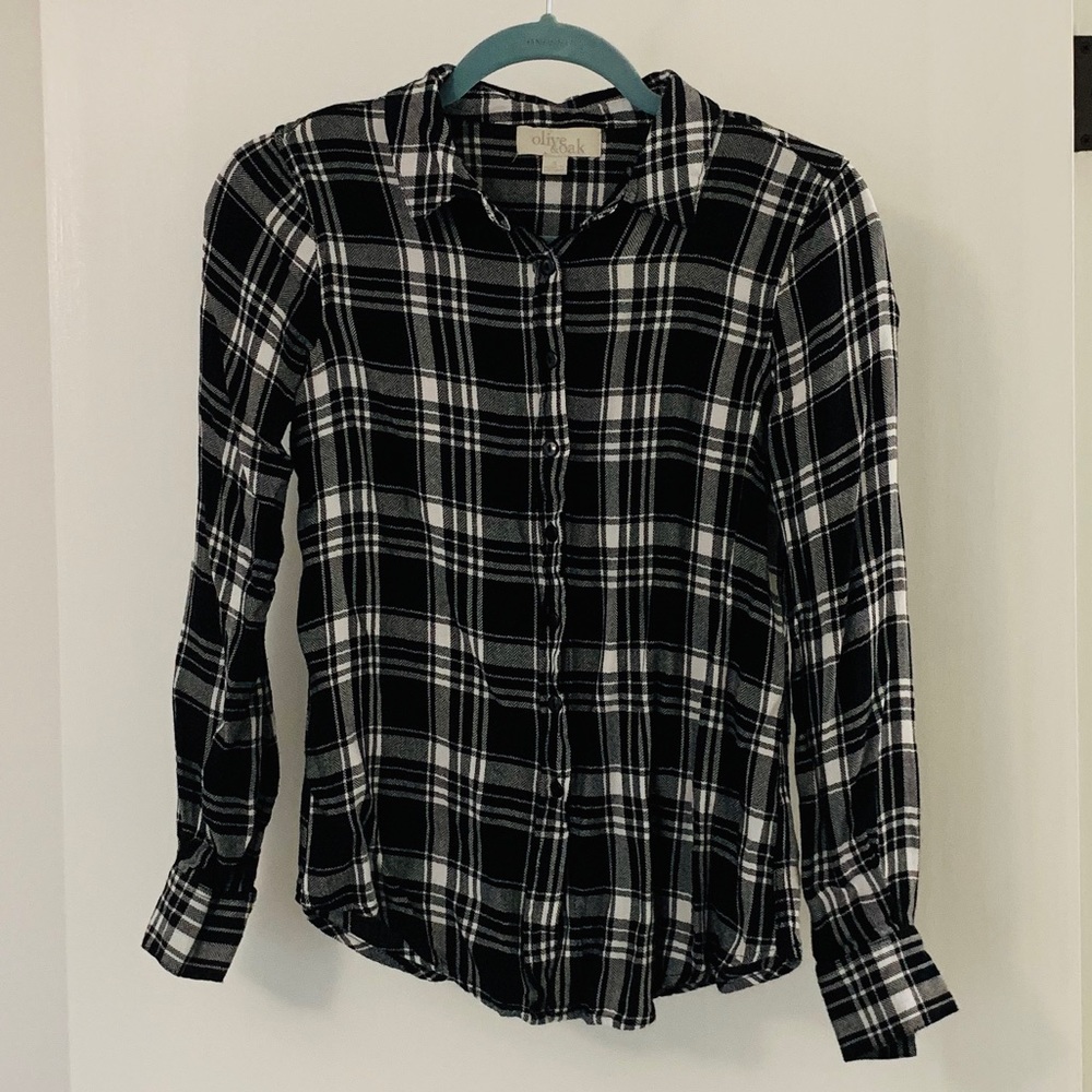 Olive & Oak Flannel Button Down